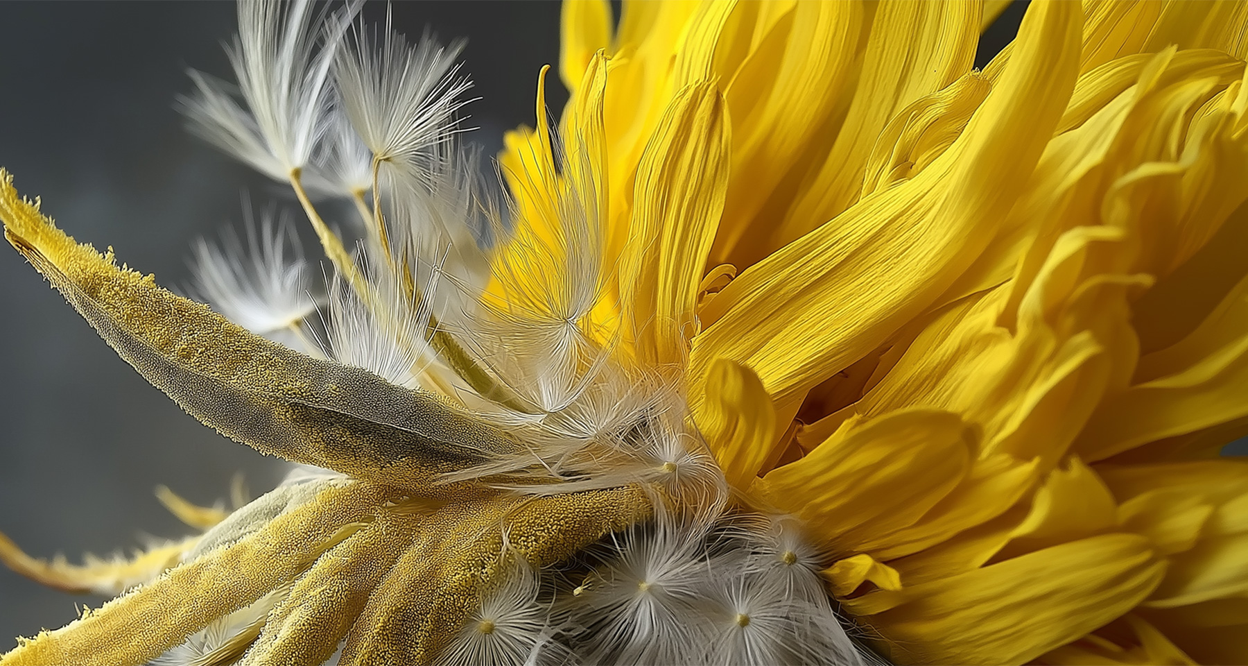 Close up of dandelion plant.