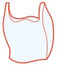 Illustration of a plastic bag.
