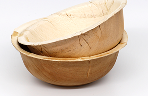 Thumbnail image of two stacked bamboo bowls.